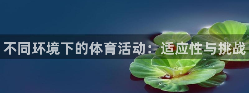 速播体育直播：不同环境下的体育活动：适应性与挑战
